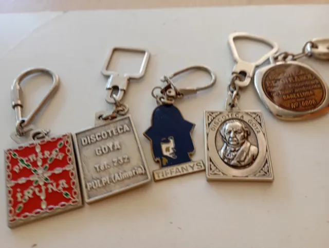 Llaveros antiguos: y. De discoteca  a 4 € pieza