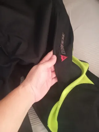 Traje de moto negro y amarillo De hombre talla 58