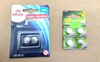 Lote 6 pilas LR44/A76 1.5V Alcalinas Selex GP