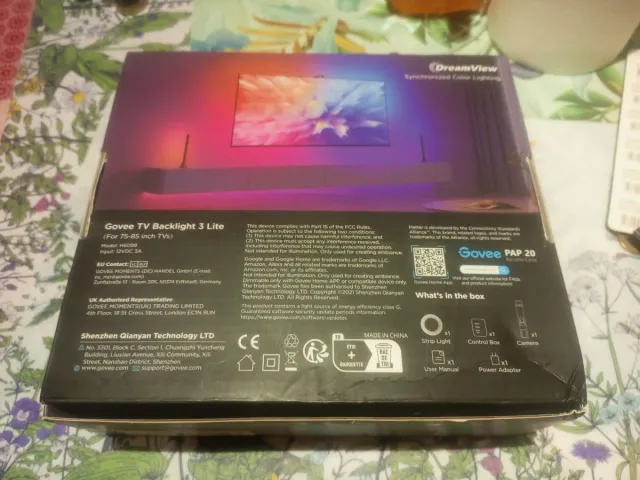 Retroiluminación Govee TV Backlight 3 Lite