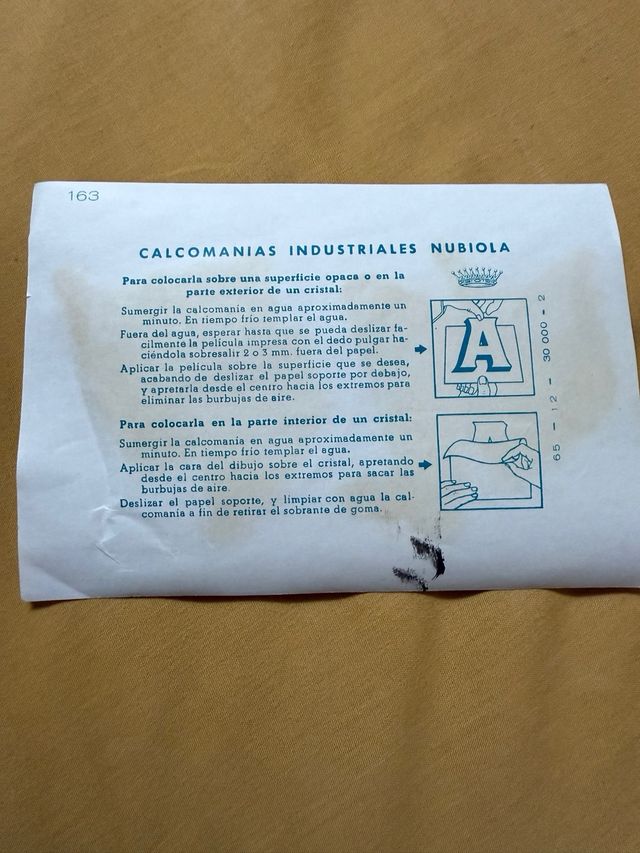 Calcomanías toros años 60