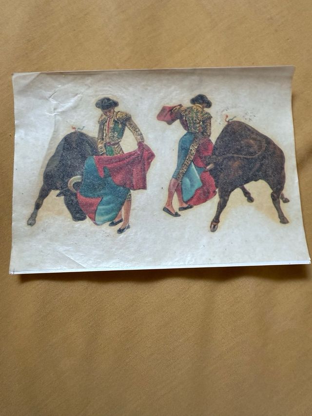 Calcomanías toros años 60