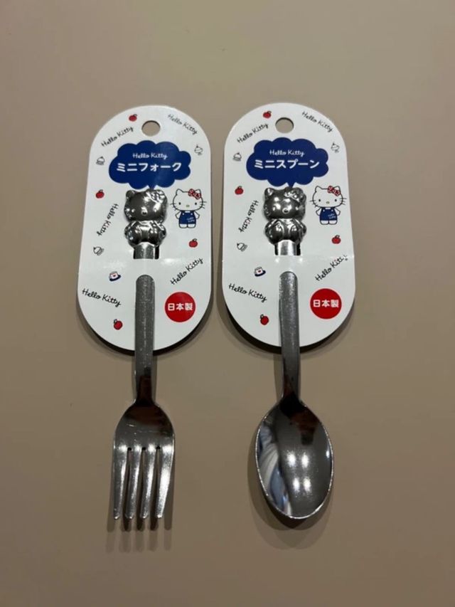 Set Tenedor y Cuchara Hello Kitty Nuevo