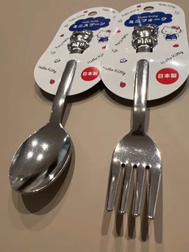Set Tenedor y Cuchara Hello Kitty Nuevo