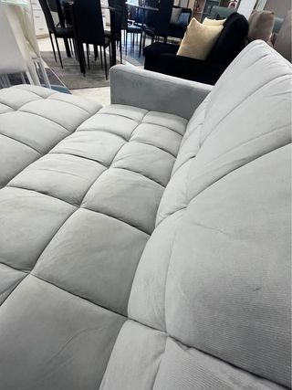 Sofá Cama Gris Tela