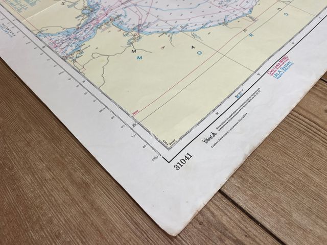 Carta náutica mar Alborán 2012 rusa