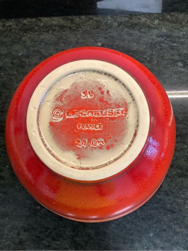 Bol Le Creuset XXL 5L Naranja/Beige