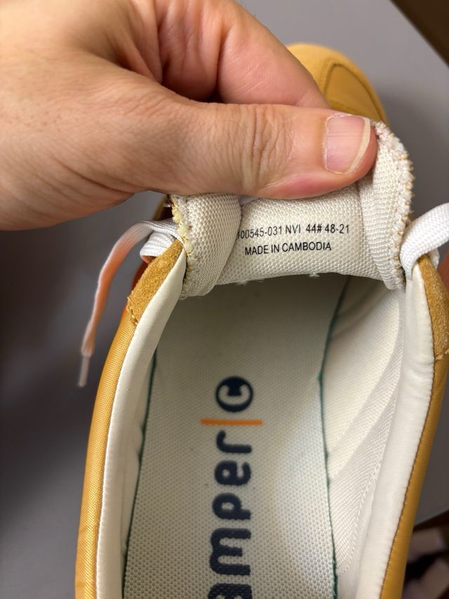 Zapatillas Camper Amarillas y Naranja