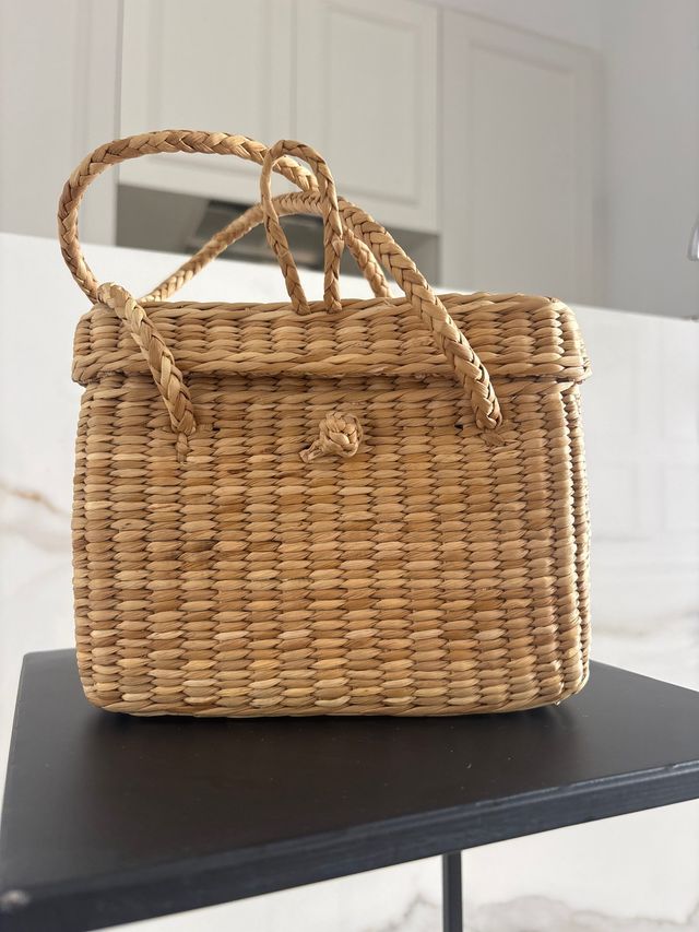 Bolso de rafia artesanal