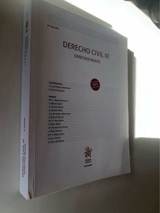 Derecho civil Derechos reales. III