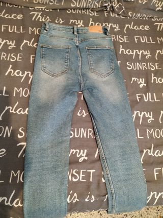 Pantalón vaquero Zara mujer azul