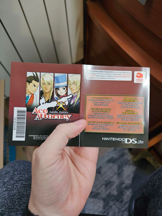 Ace Attorney Apollo Justice Nintendo DS Español