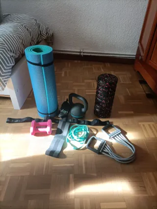 Set de gimnasio en casa