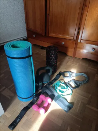 Set de gimnasio en casa