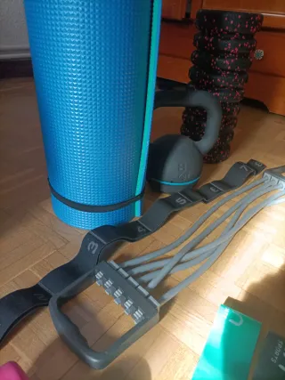 Set de gimnasio en casa