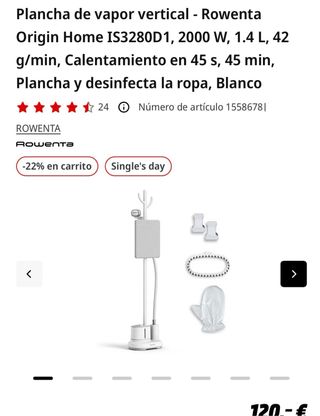 Plancha Vertical Rowenta