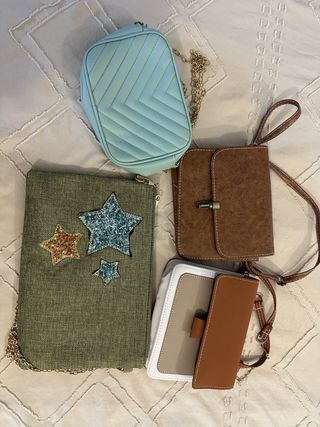 Lote 4 bolsos pequeños