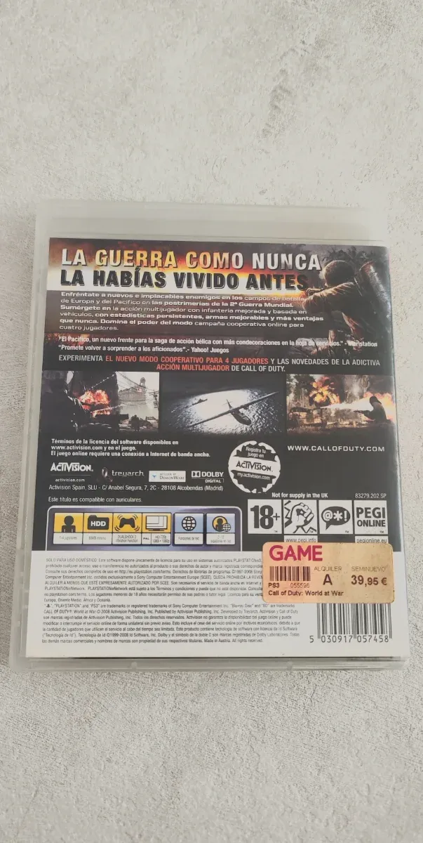 Call of Duty World at War PS3