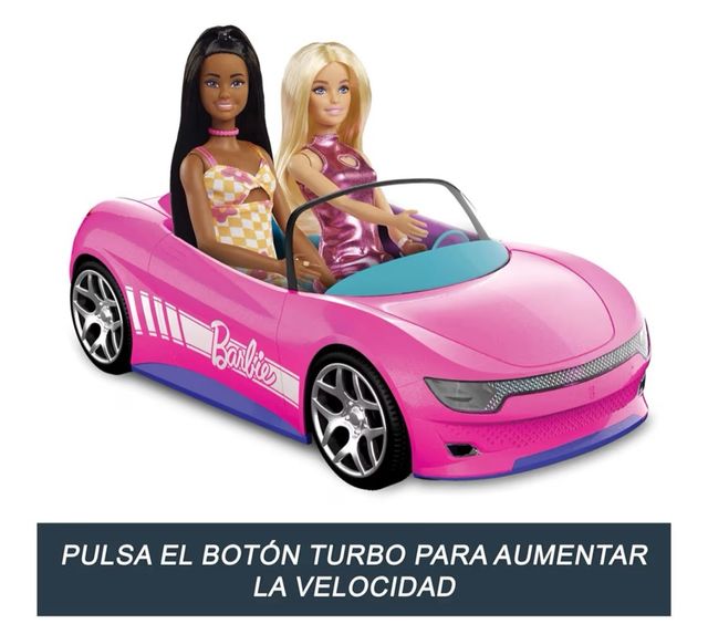 Barbie Hot Wheels Coche RC con 2 Muñecas