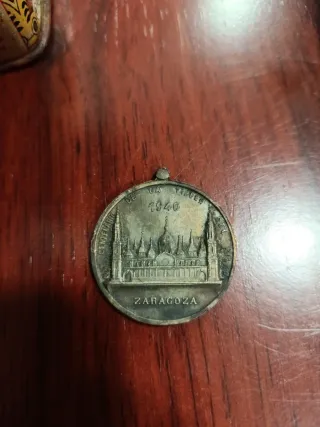 Medalla Virgen del Pilar Zaragoza 1940