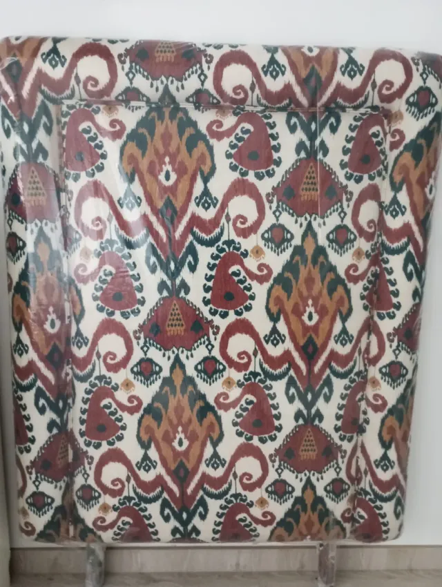 Cabecero tapizado en tela para cama 90x1,90