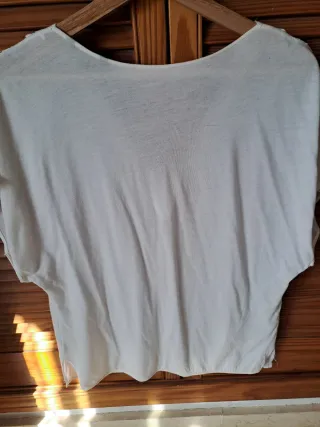 Blusa Massimo Dutti Blanca