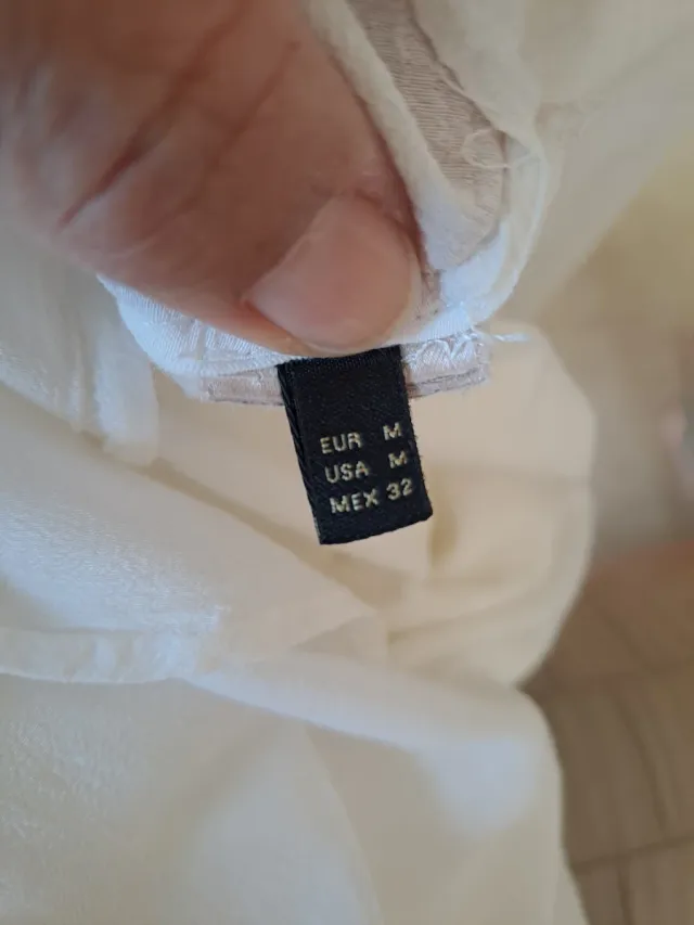 Blusa Massimo Dutti Blanca