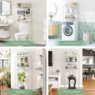 Estantería para Lavadora Blanca