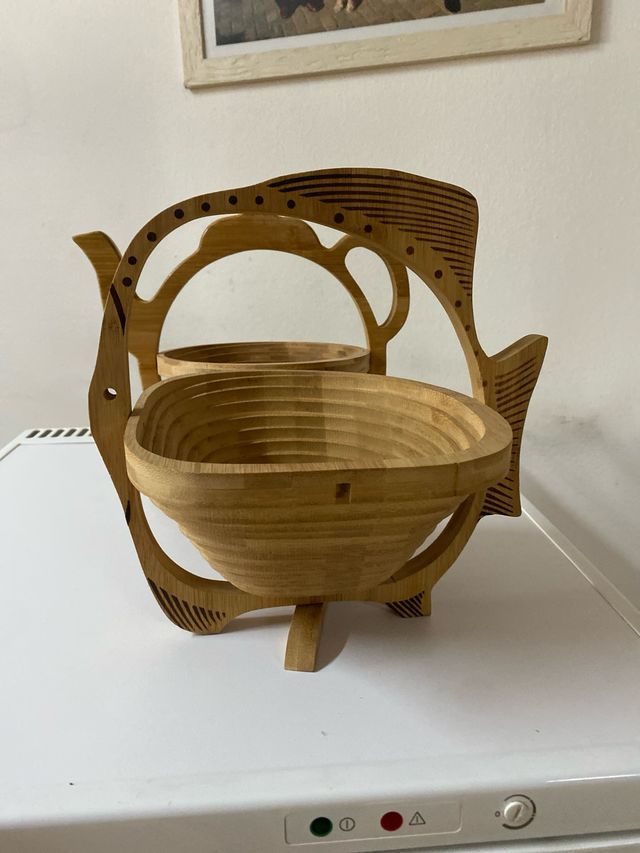 Cestini portafrutta in bambù