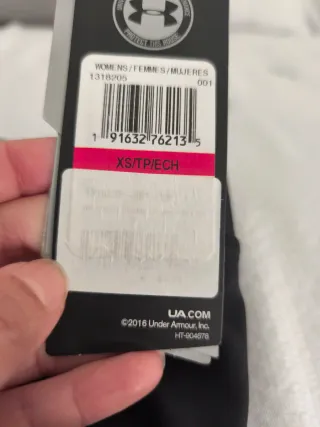 Mallas Under Armour mujer negras