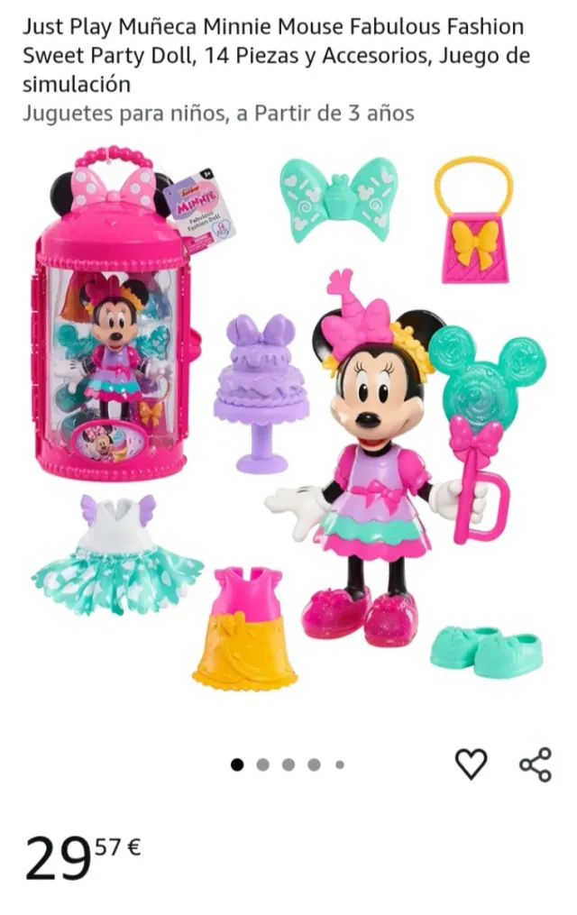 Muñeca Minnie Mouse Fabulous Fashion