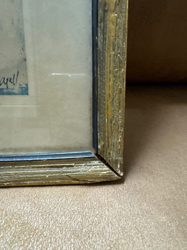 Lámina Agell enmarcada