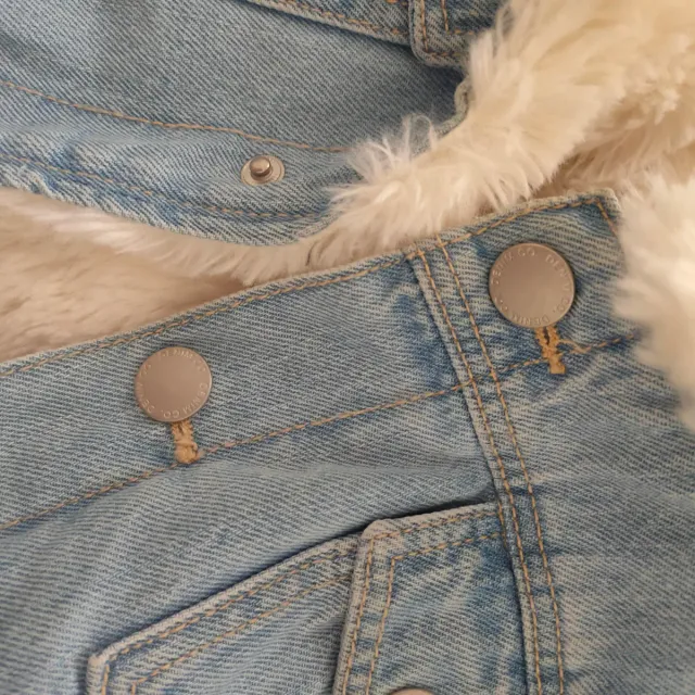 Cazadora vaquera bebé pelo 6-9 meses