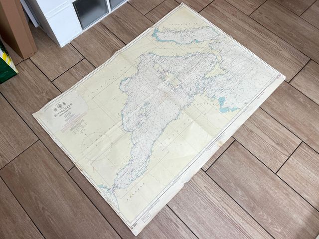 Carta náutica mar Mediterráneo Occidental 1982