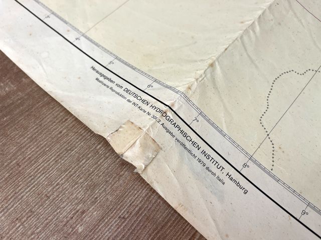 Carta náutica mar Mediterráneo Occidental 1982