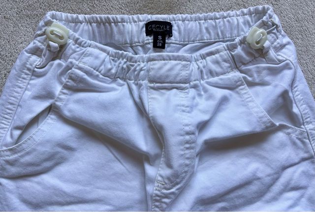 Cargo bianchi ragazza taglia S