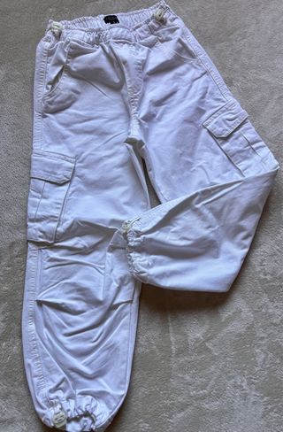 Cargo bianchi ragazza taglia S