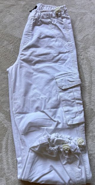 Cargo bianchi ragazza taglia S