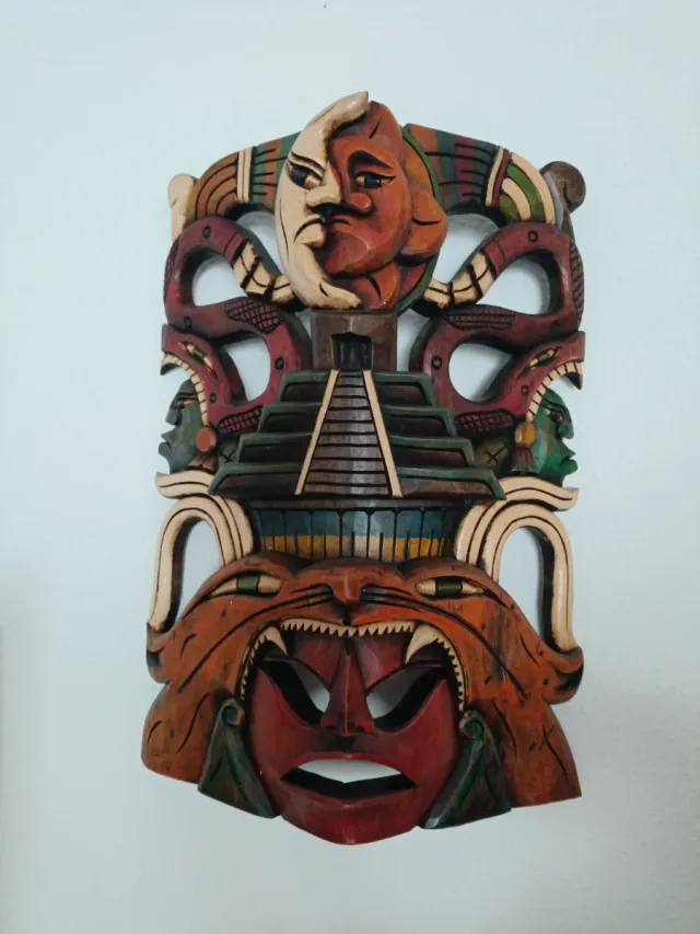 Máscara Azteca Decorativa