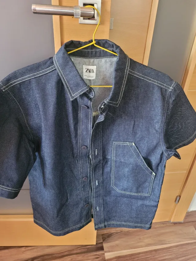 Chaqueta vaquera Zara manga corta