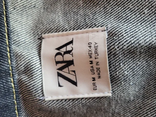 Chaqueta vaquera Zara manga corta