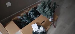 Árbol Navidad El Corte Inglés con Luces LED-Nuevo