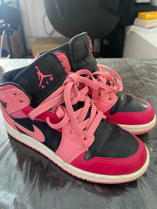 Nike Jordan T35 Niña Rosa/Negro