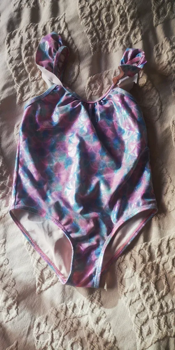 Bañador Sirena Niña 5-6 Años