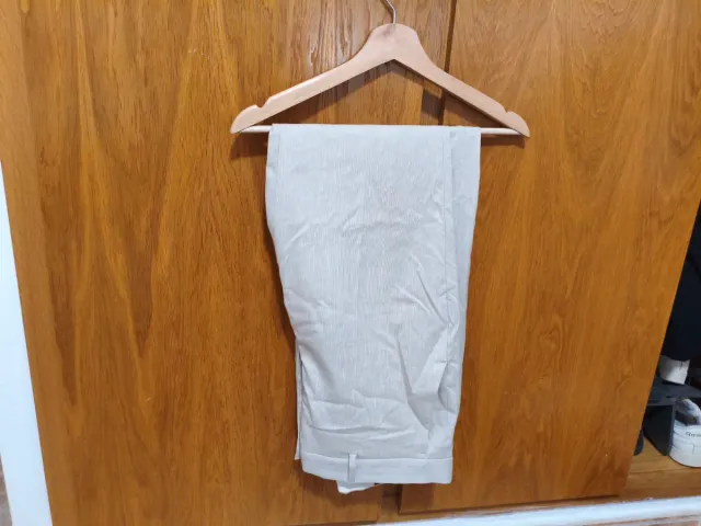 Traje de lino chaqueta y pantalón