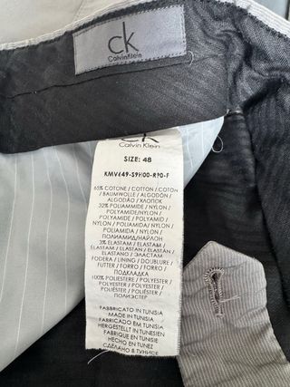 Traje Calvin Klein Gris