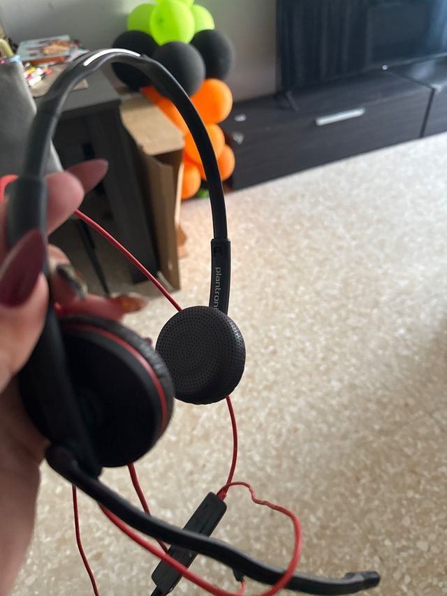 Auriculares Plantronics Negro/Rojo