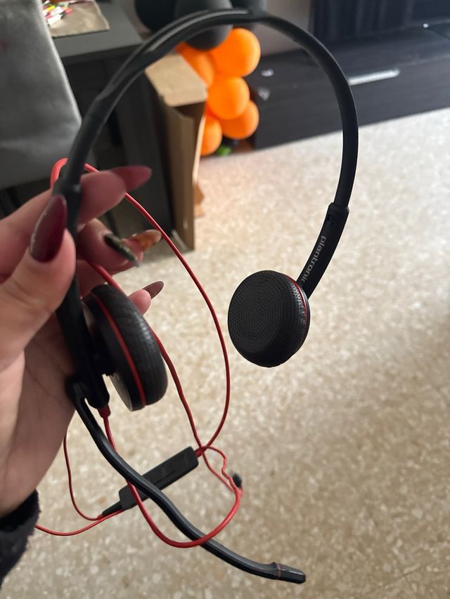 Auriculares Plantronics Negro/Rojo