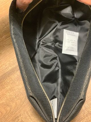 Neceser Coach Mujer Negro y Dorado