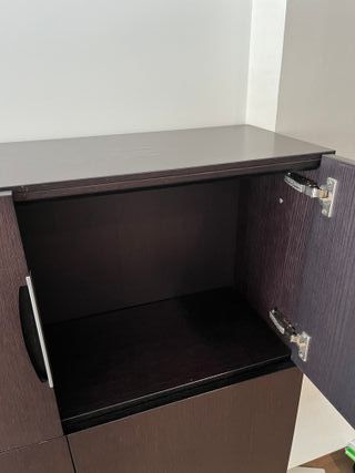 Aparador Colgante Madera Oscura